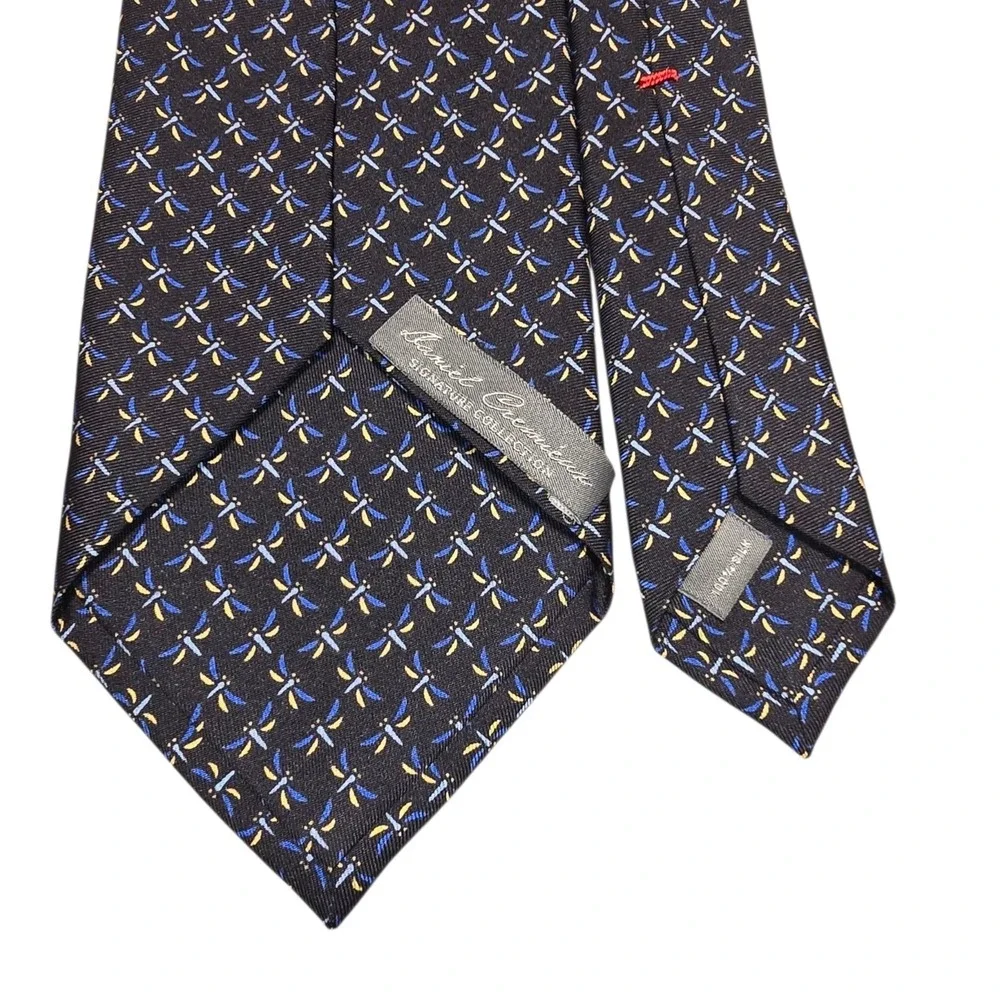 DANIEL CREMIEUX Hand Made in Italy Tie Blue 100% Silk Limited‎ Edition #7/234